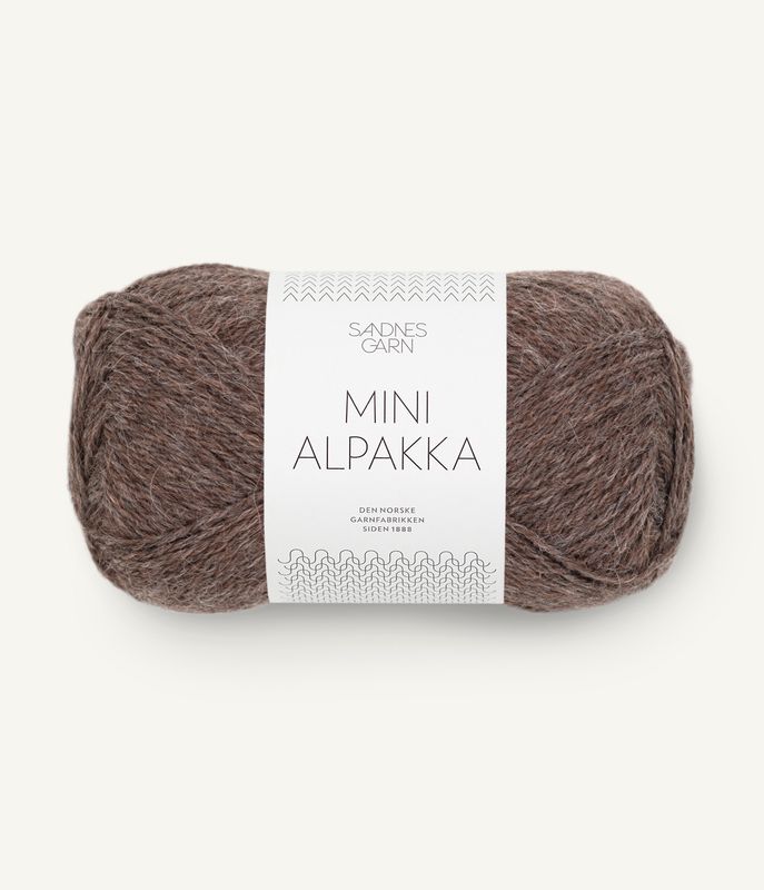 Mini Alpakka 2650 Brown Melange
